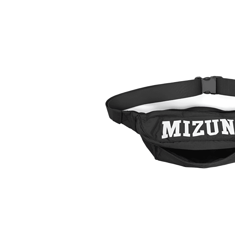 Поясная сумка Mizuno Ткань Поясная Сумка (Бандана) Унисекс Черная - изображение 3
