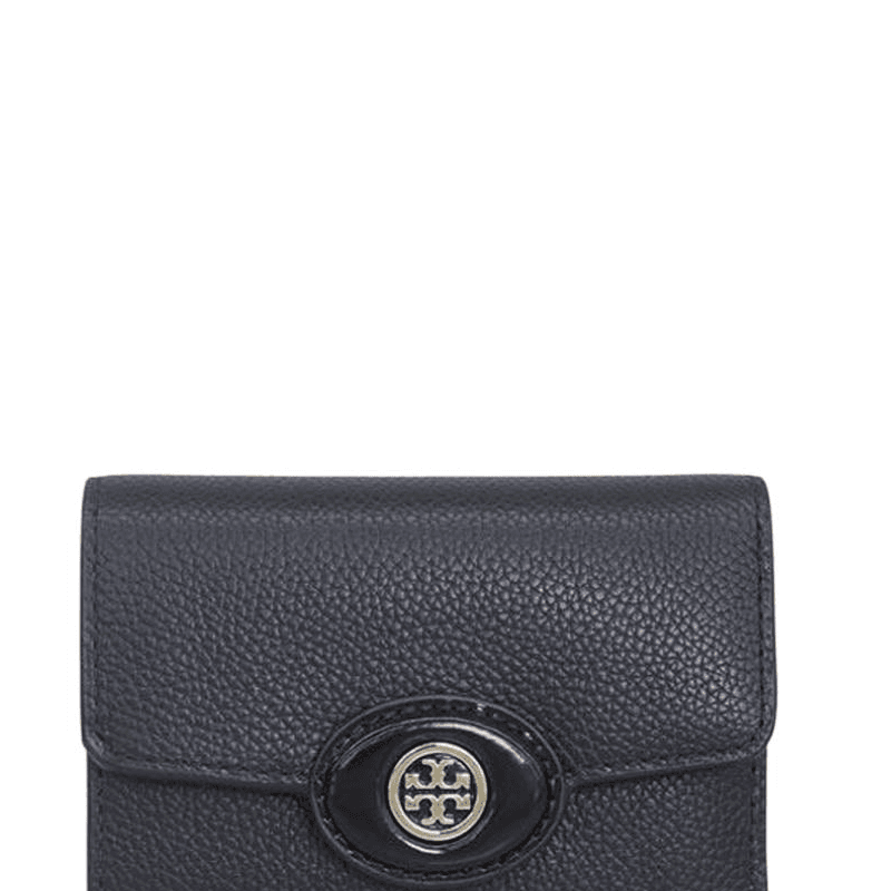 Кошелек Tory Burch ROBINSON Кожа Кошелек Женские Черный - изображение 5