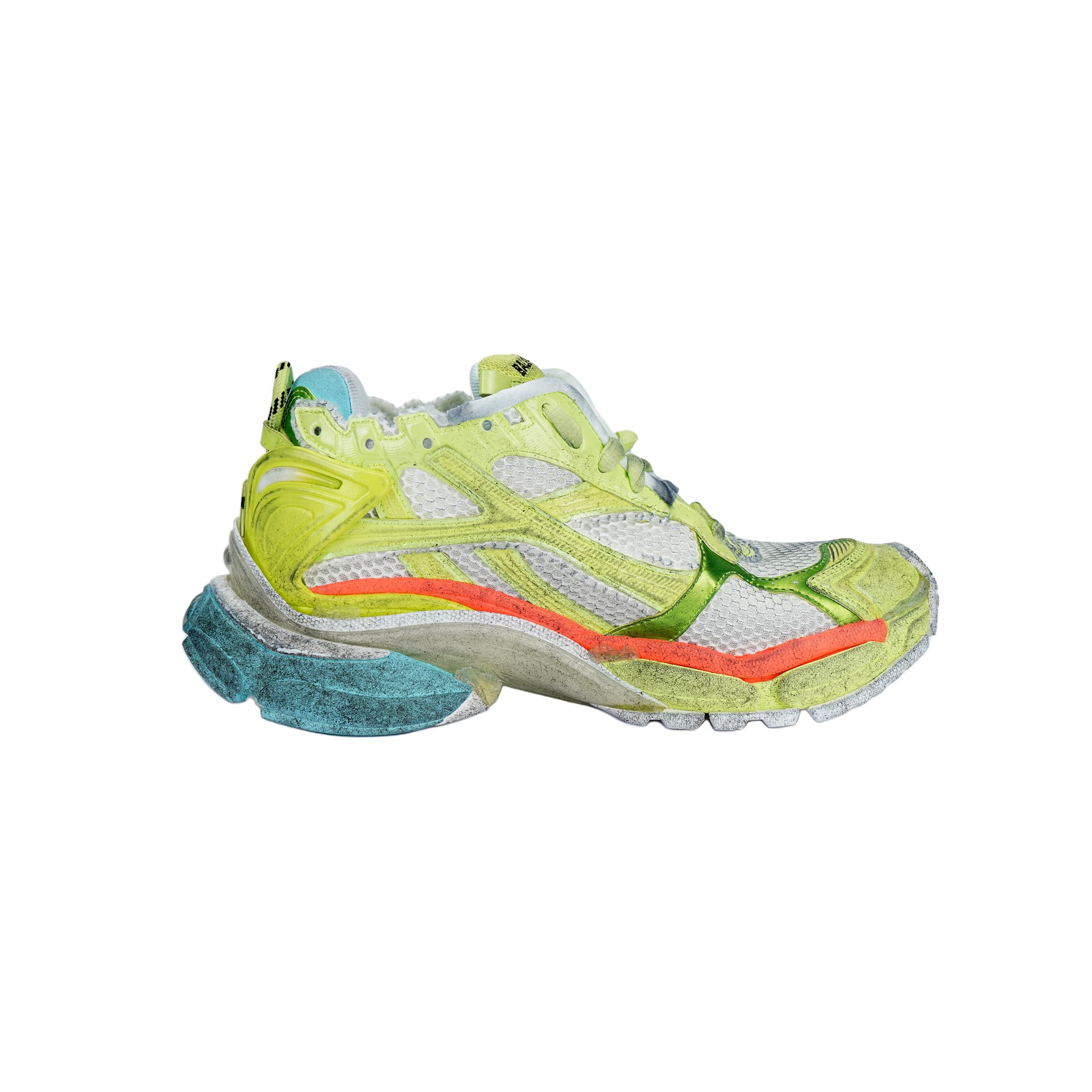 Кроссовки Balenciaga Runner Low Топ Массивные Кроссовки Мужские Зеленые - изображение 2
