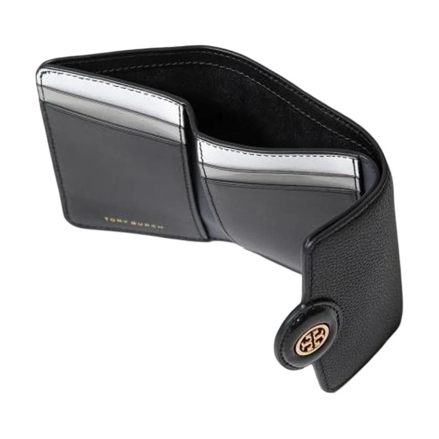 Кошелек Tory Burch ROBINSON Кожа Кошелек Женские Черный - изображение 4