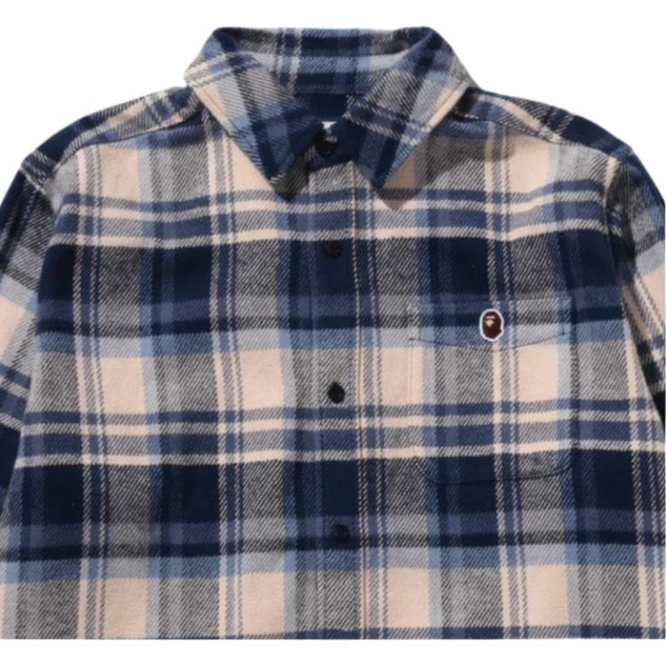 Рубашка A BATHING APE Check FW25 Рубашка Мужская - изображение 11