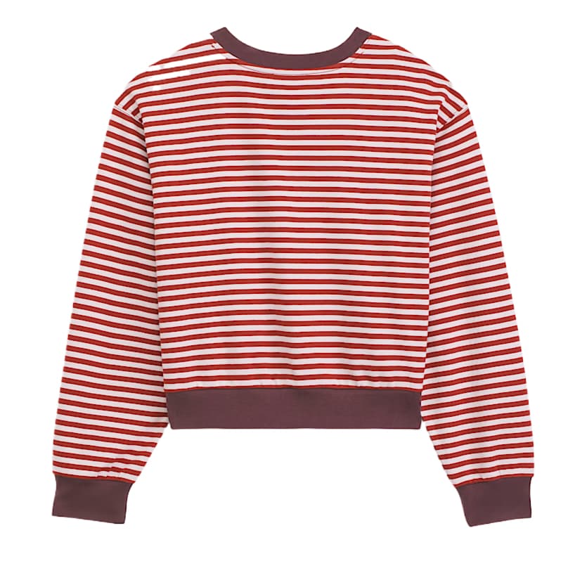 Футболка VANS Освежающий вариант Лепесток Розовый POPPY Пепельный Красный Женские T Рубашки - изображение 2