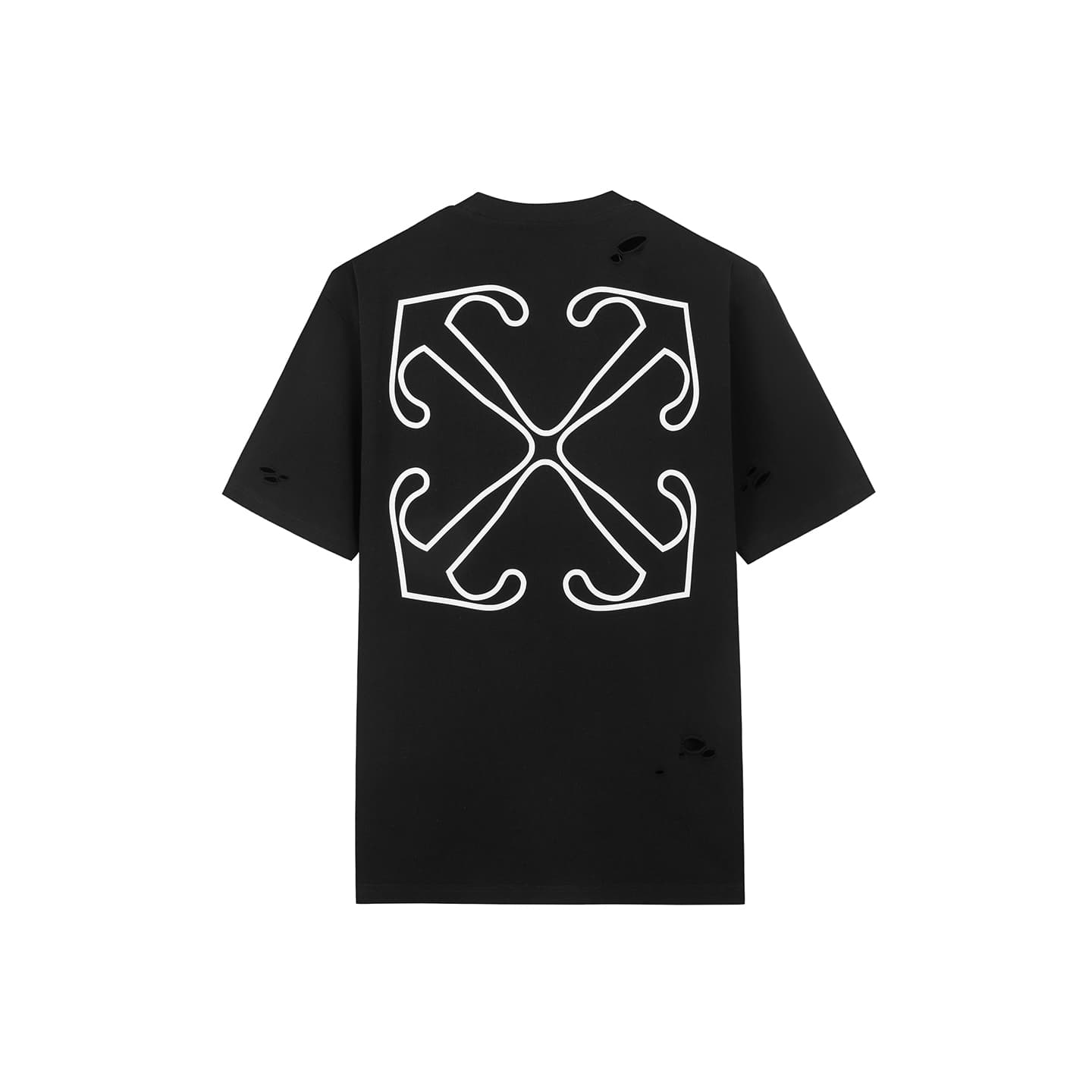 Футболка OFF WHITE Черный Унисекс T-рубашки - изображение 2