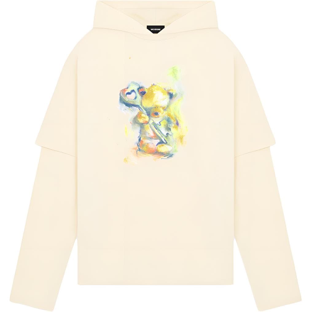 Худи WE11DONE FW24 Толстовка женская бежевая - изображение 1