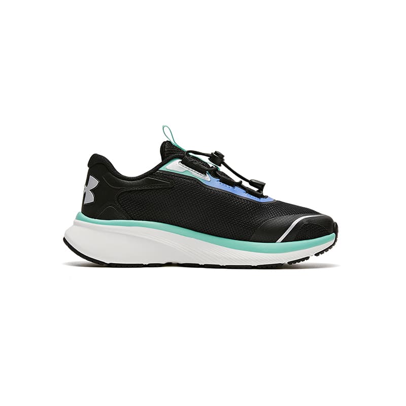 Кроссовки Under Armour Running Collection Детские беговые кроссовки Low Топ Черный Зеленый Kids - изображение 3