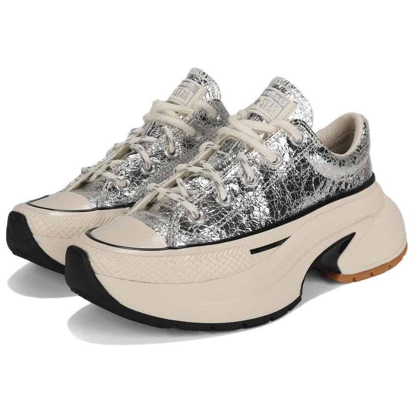Кроссовки Converse Chuck Taylor SEASONAL Повседневная обувь Низкий Топ Серебряный Унисекс - изображение 3