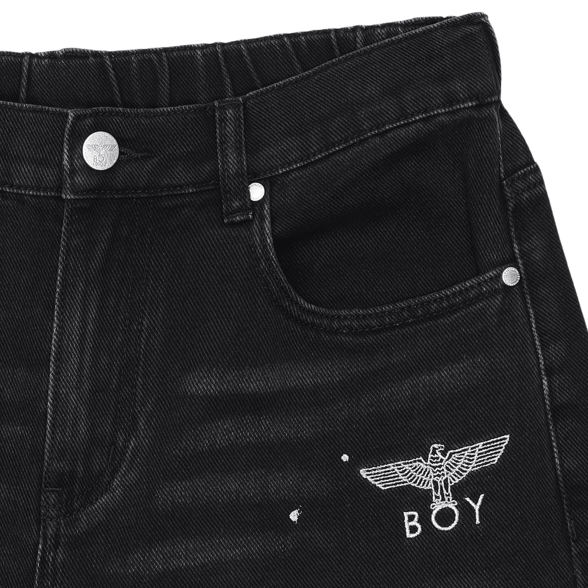 Штаны Boy London Мужские черные джинсы - изображение 4