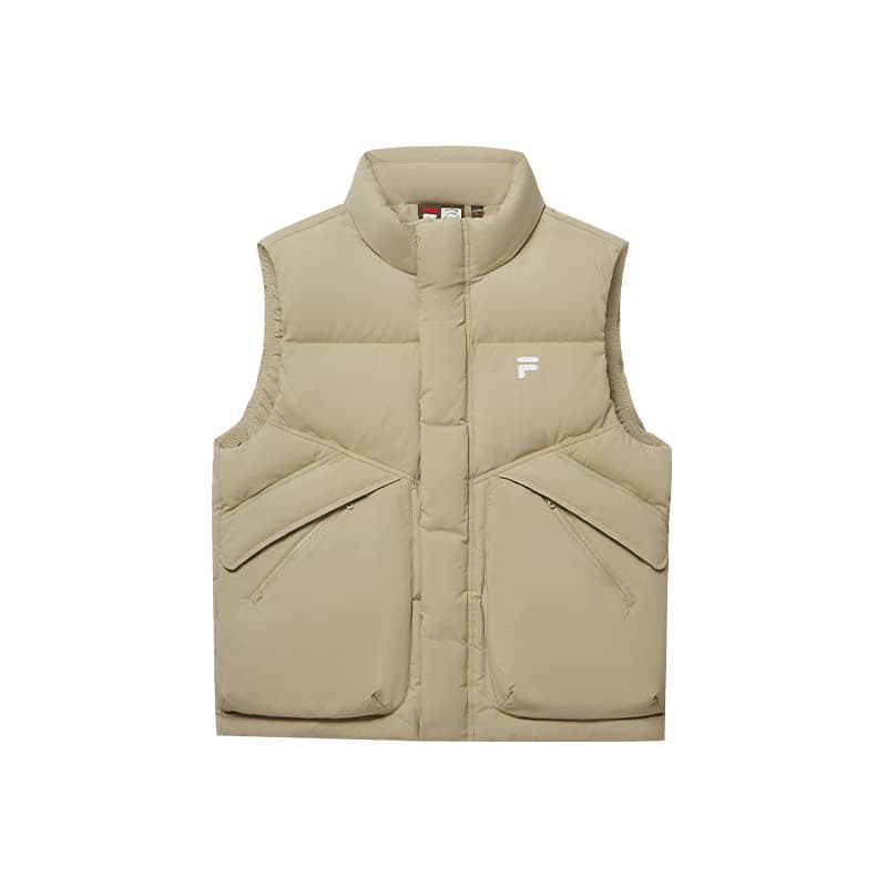Зимняя куртка FILA FUSION FOBFILA X MOONGE Пуховик Унисекс Песок Земляной хаки - изображение 1