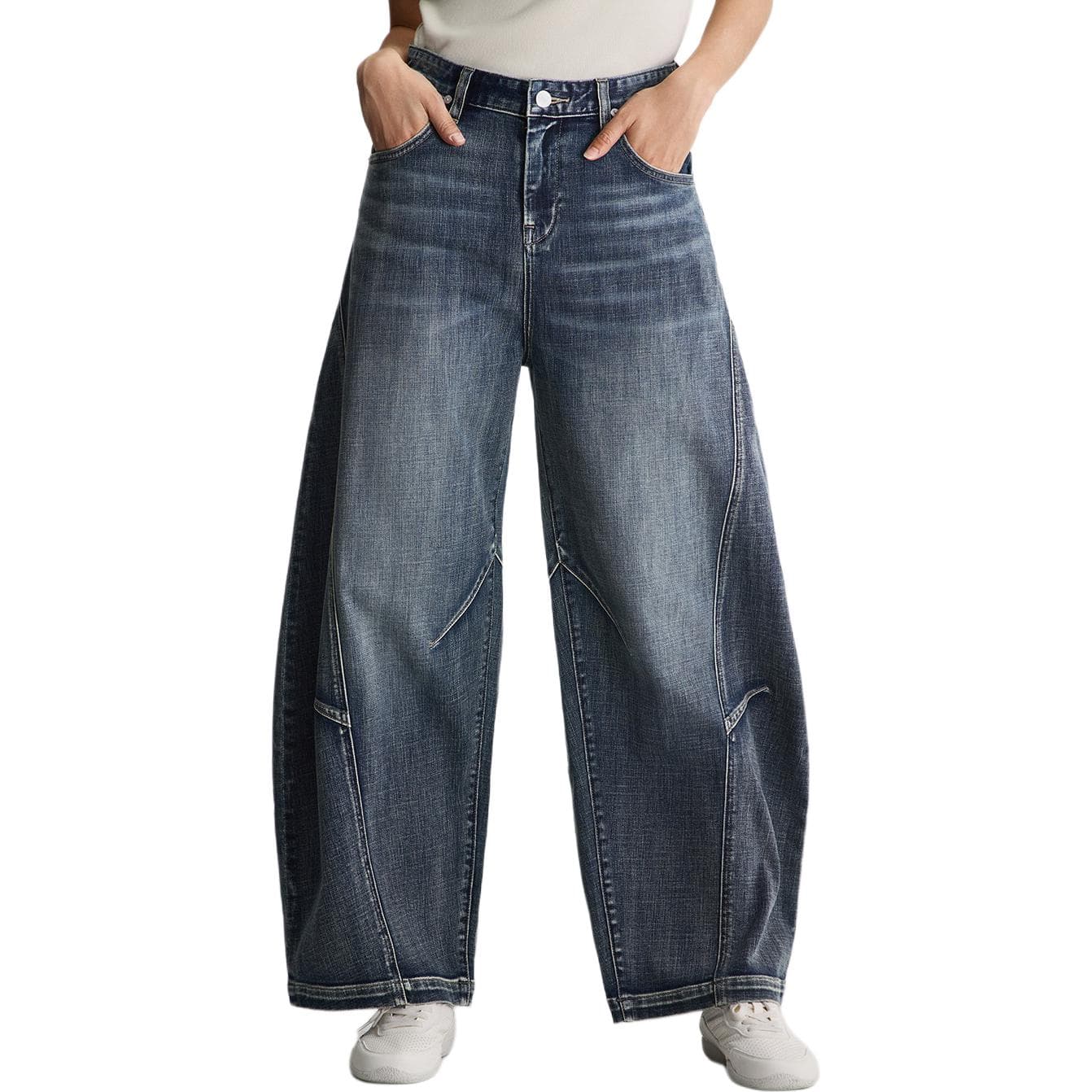 Джинсы LEE Medium Dark Blue Women's Jeans LEE Средне-темно-синие женские джинсы - изображение 1