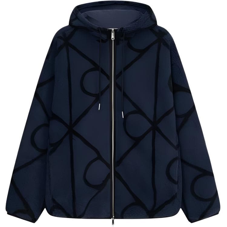 Куртка Calvin Klein CCI Ink Синий Мужской Флисовый Пиджак - изображение 1
