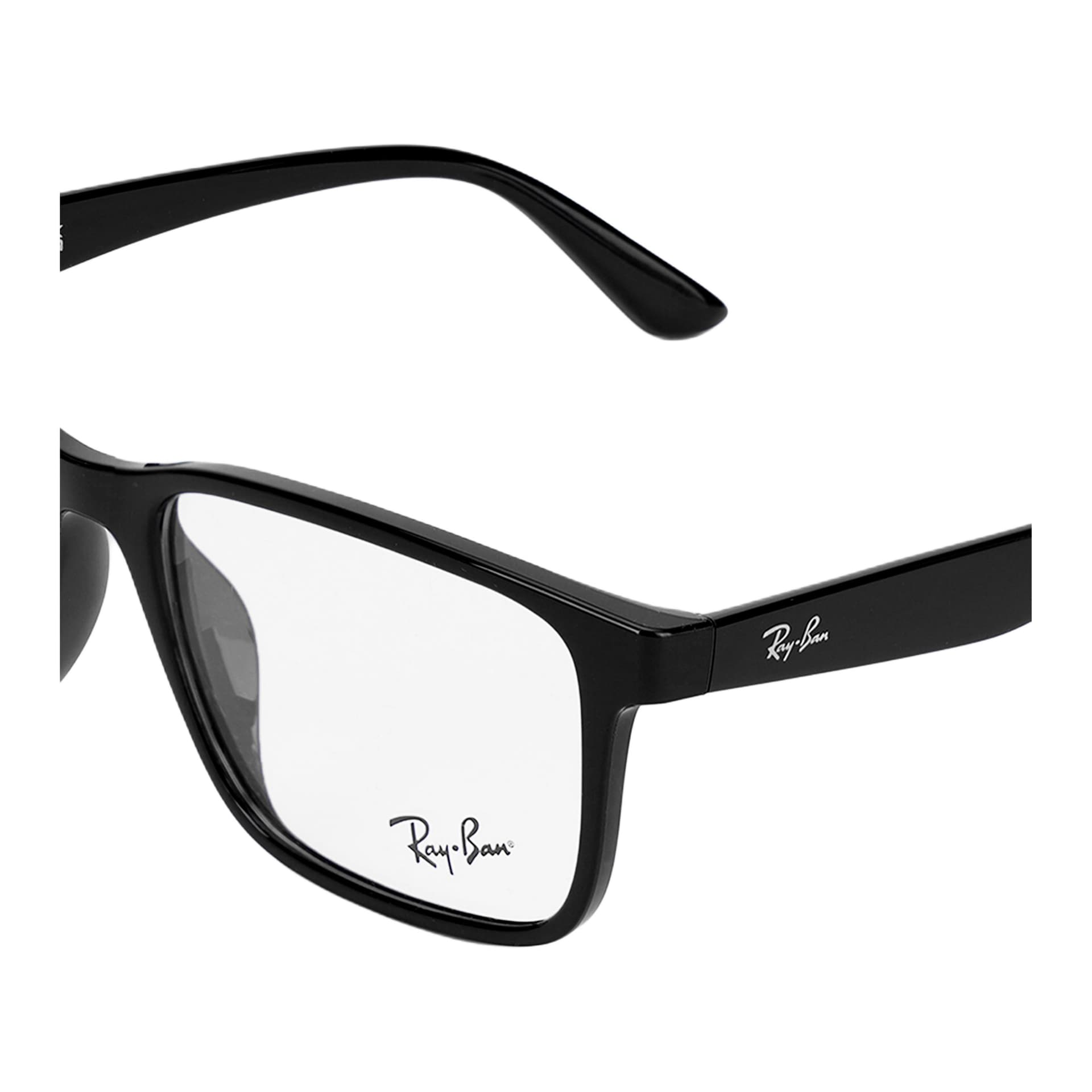 Оправа RayBan Квадратная форма Оправы для очков Унисекс Черный - изображение 3