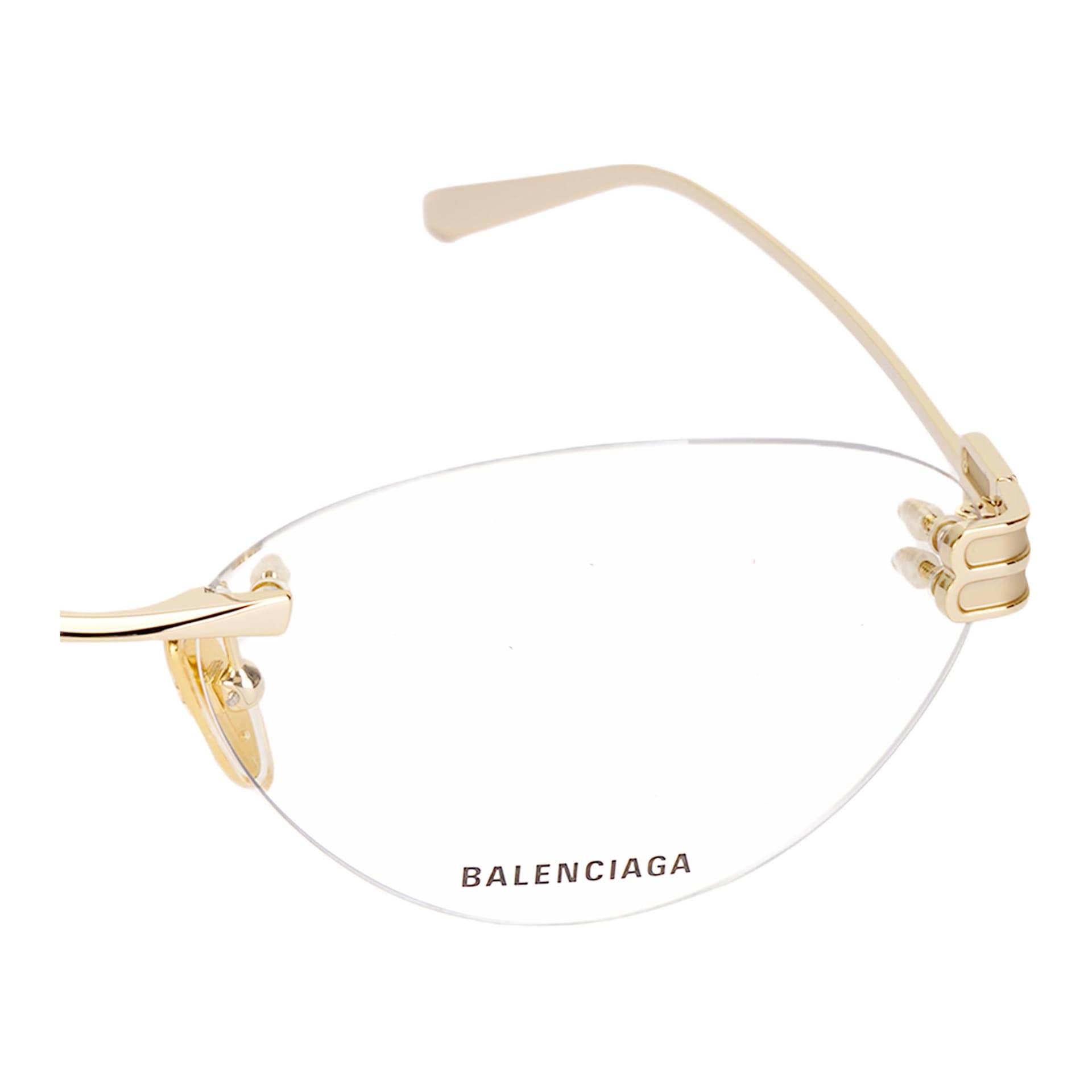 Оправа Balenciaga Металлические Очки с Бабочкой Женские Золотые - изображение 2