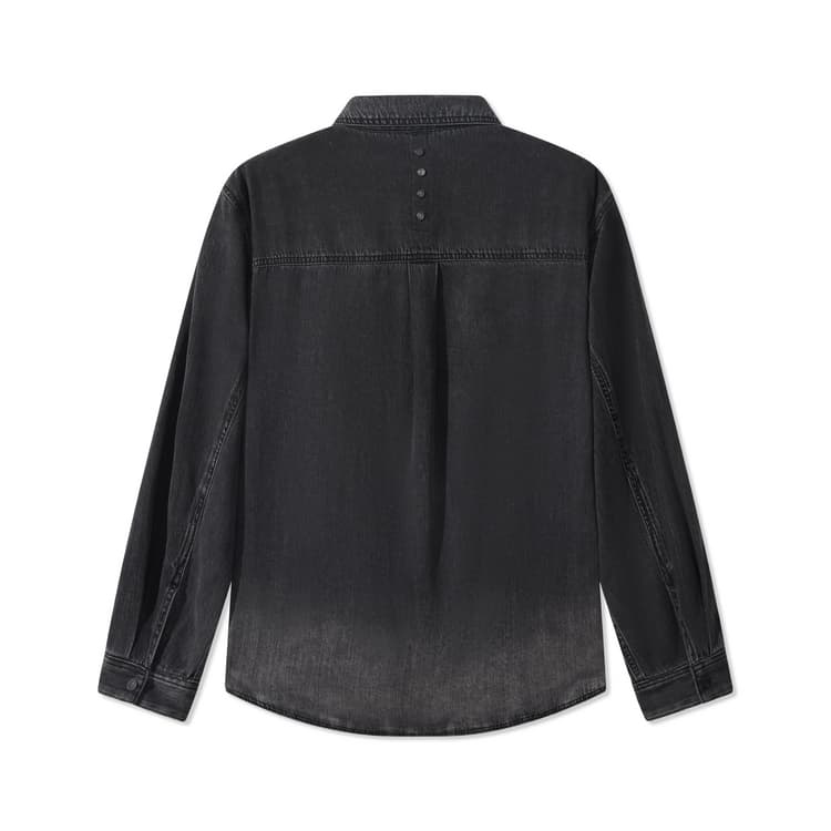 Рубашка Cabbeen Ink Black Men's Shirts Каббин Чернила Черный Мужские Рубашки - изображение 2