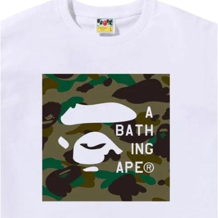 Футболка A BATHING APE SS24 T Рубашка Унисекс Белая - изображение 2