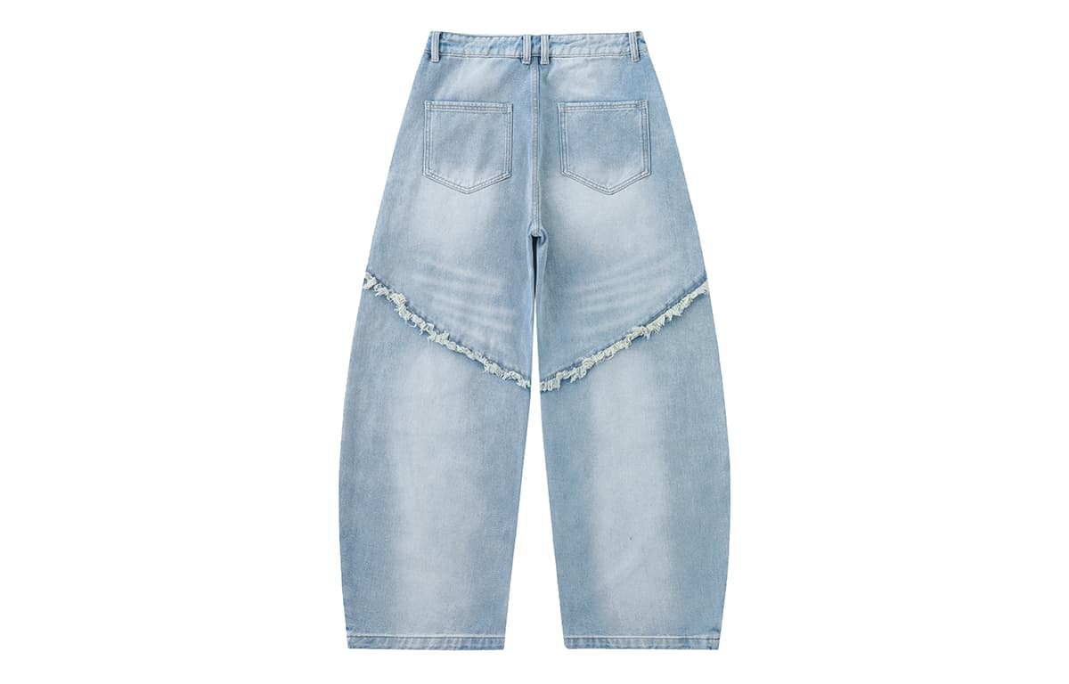 Штаны LAMLICKA Blue Men's Jeans LAMLICKA Синий Мужской Джинсы - изображение 2