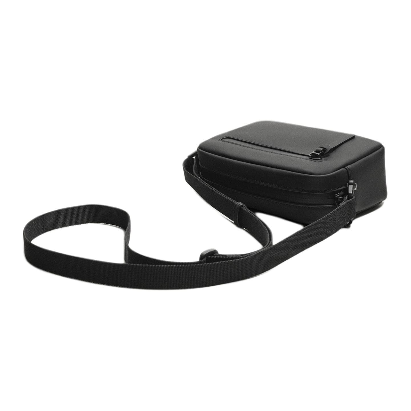 Сумка через плечо ZARA Crossbody Bag Black Unisex ZARA Сумка через плечо Черная Унисекс - изображение 3