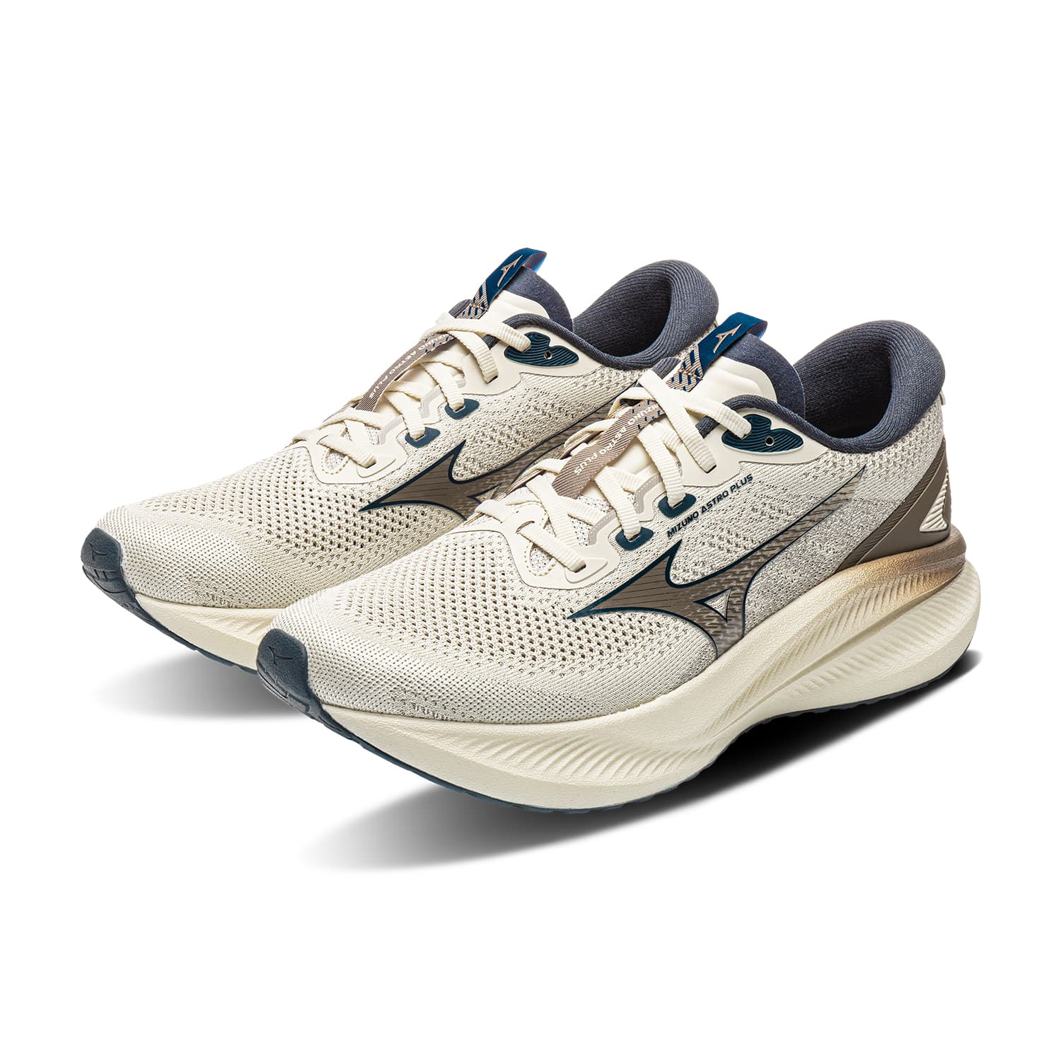 Кроссовки для бега Mizuno Беговые кроссовки Низкий Топ Arctic Wolf Белый Железный Gate Серый Ореховый Коричневый Унисекс - изображение 4