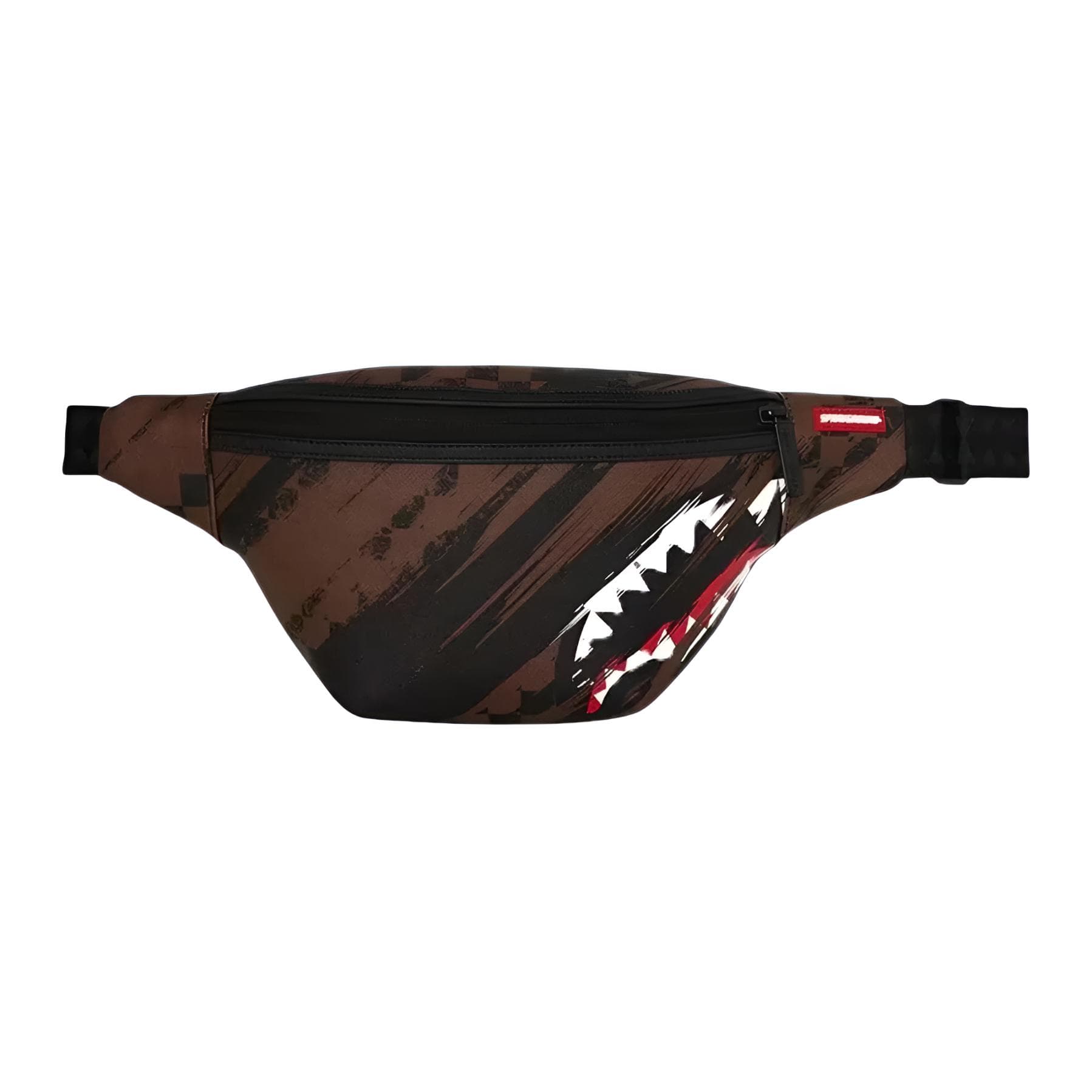 Поясная сумка SPRAYGROUND ПВХ (поливинилхлорид) Поясная сумка (бандана) Унисекс Коричневый Черный - изображение 1