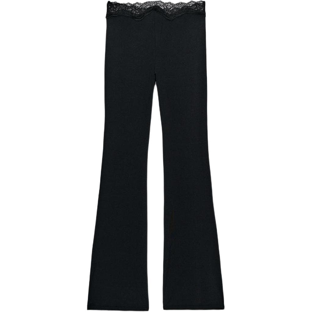 Штаны ZARA Черные Женские Повседневные Брюки - изображение 2