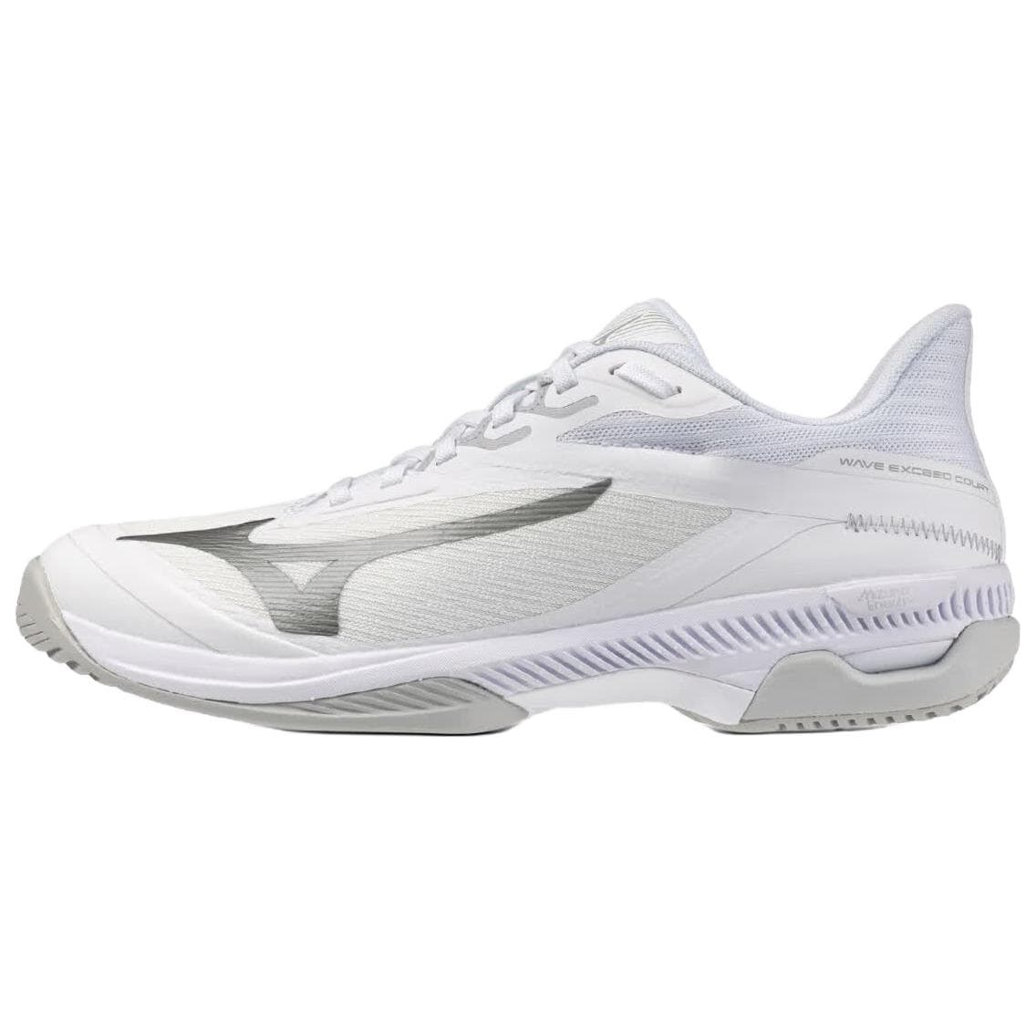 Кроссовки для тенниса Mizuno WAVE EXCEED COURT Теннисные кроссовки Низкий топ Белый Серый Женские - изображение 1