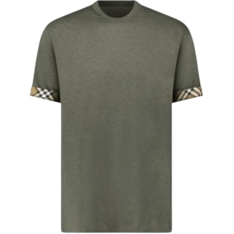 Футболка Burberry Зеленые Мужские T-рубашки - изображение 1