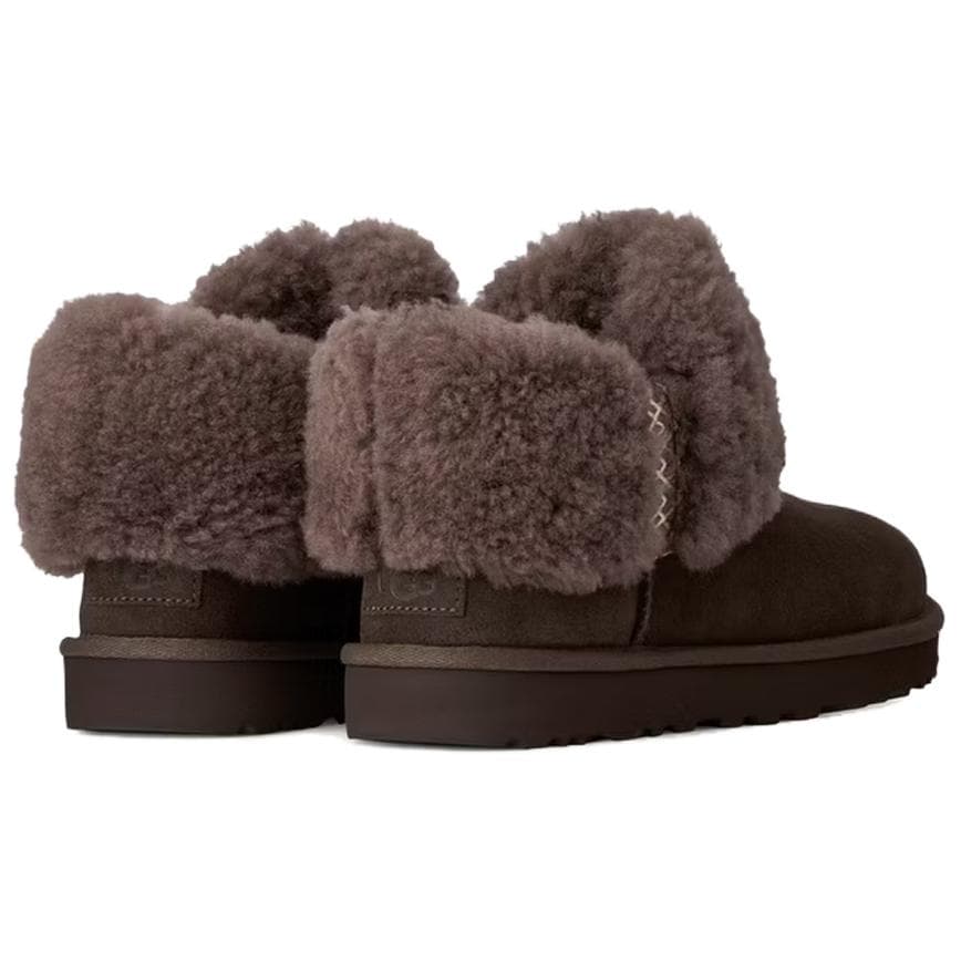 Ботинки зимние UGG Classic Novelty Сноубутсы Какао Пудра Коричневый Женский - изображение 3