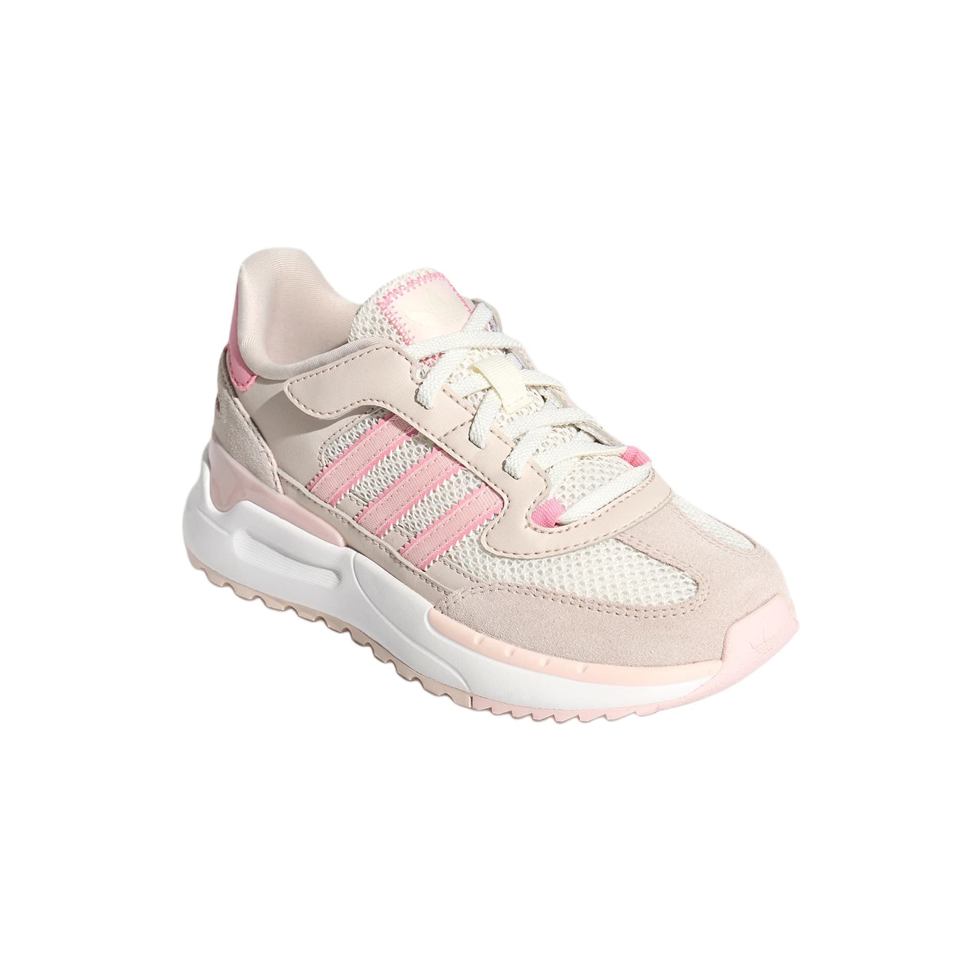 Кроссовки Adidas Originals RETROPY Ткань Детские повседневные кроссовки Розовые для детей 3-7 лет - изображение 3