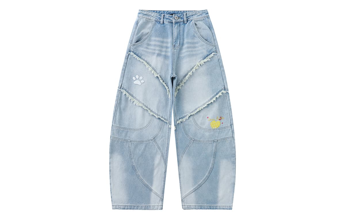 Штаны LAMLICKA Blue Men's Jeans LAMLICKA Синий Мужской Джинсы - изображение 1