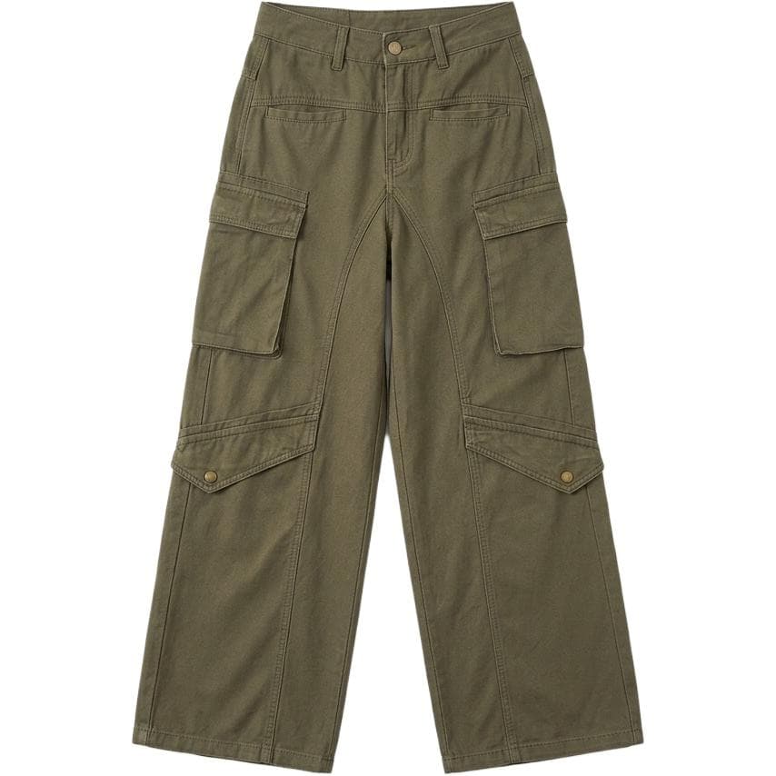 Джинсы Dickies Армия Зеленый Удлиненные Женские Джинсы - изображение 1