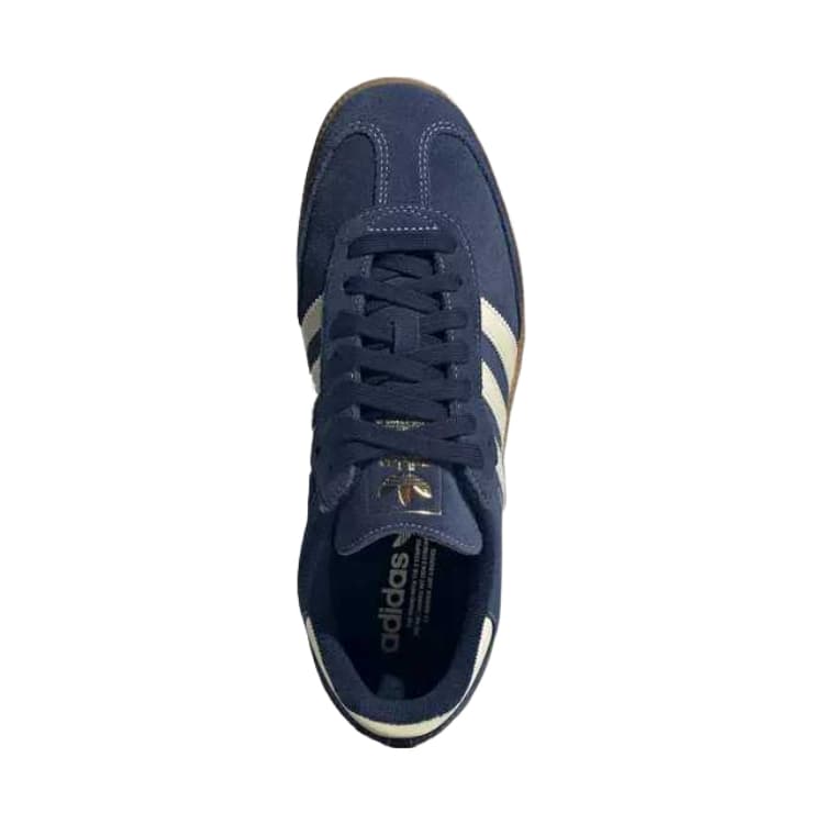 Кроссовки Adidas Originals Samba OG Skate Shoes Low Top Midnight Indigo Warm Vanilla Chewing Gums Men's - изображение 2