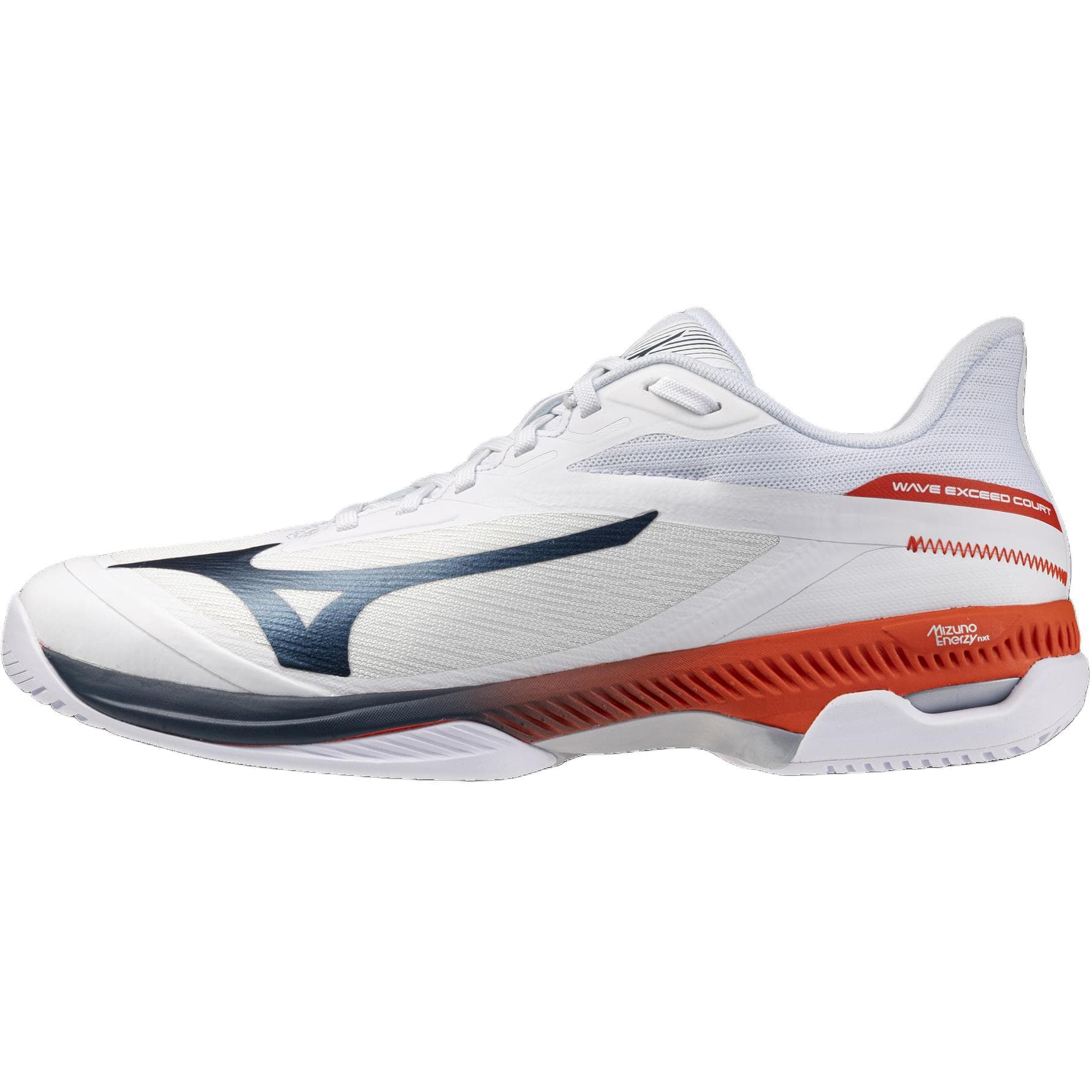 Кроссовки для тенниса Mizuno WAVE EXCEED COURT Кроссовки для тенниса Low Топ Белый и оранжевый Унисекс - изображение 1