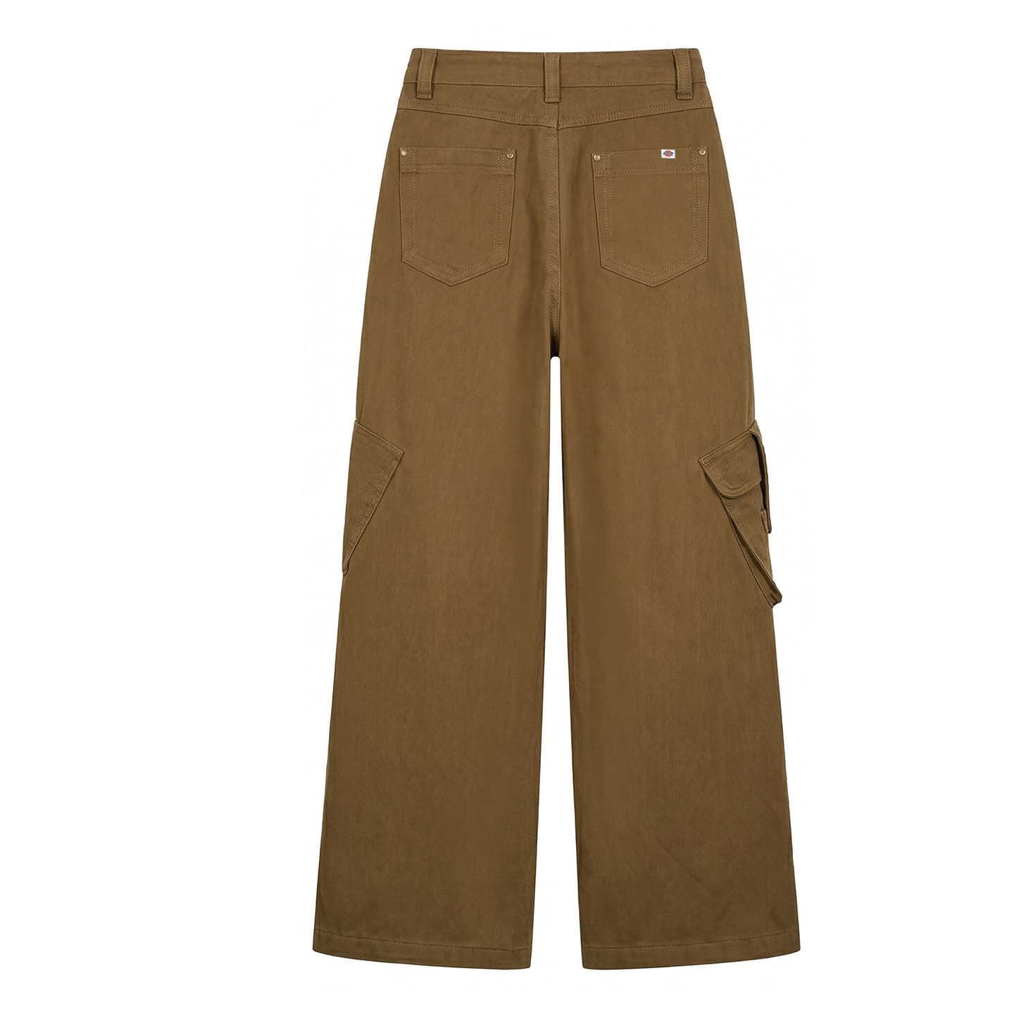 Dickies Молочный Кофейный Удлиненные Карго Брюки для Женщин - изображение 2