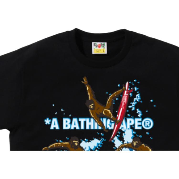 Футболка A BATHING APE Мужские T-рубашки - изображение 4