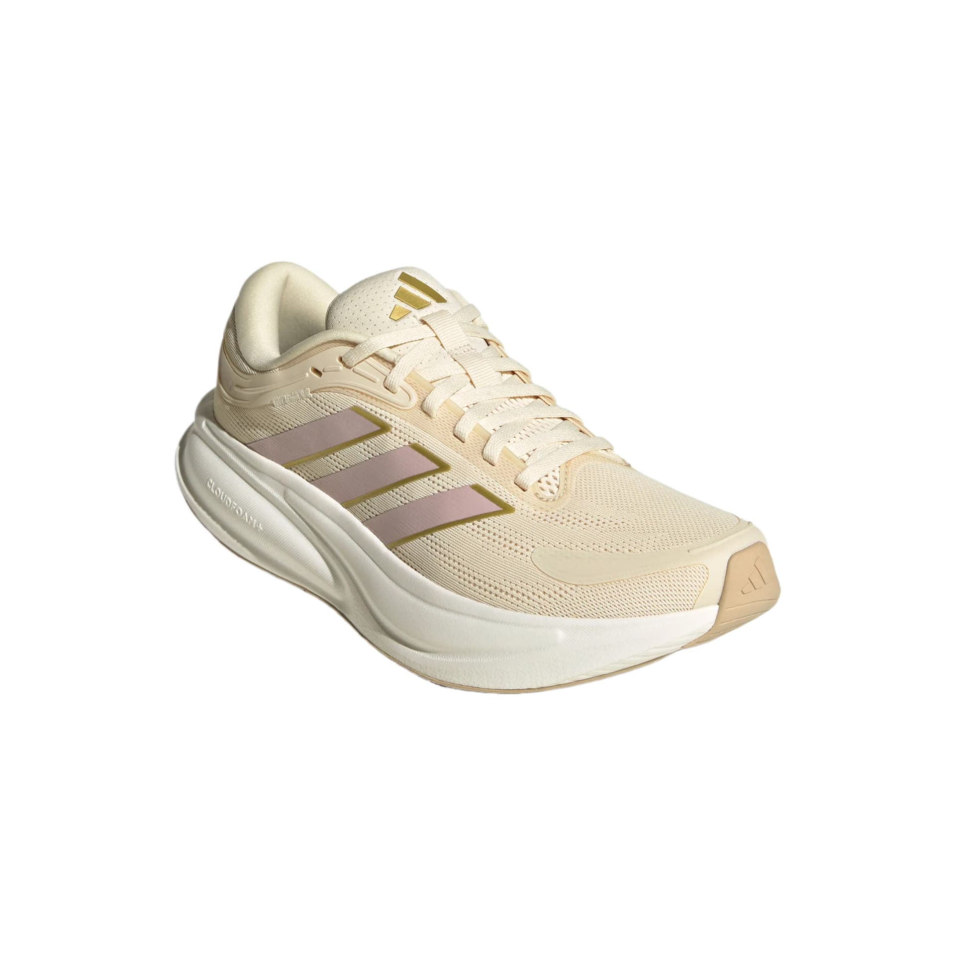 Кроссовки для бега Adidas Response 2,0 Беговые кроссовки Низкие Бежевый Абрикос Фиолетовый Женские - изображение 3
