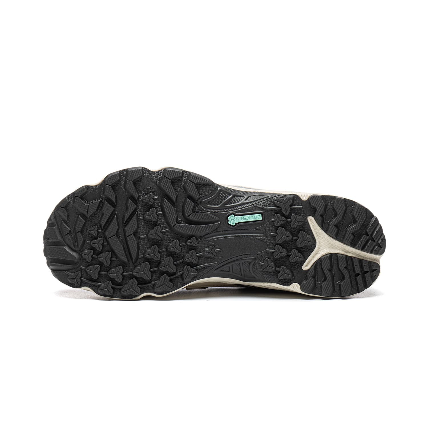 Кроссовки Li NING Outdoor Counterflow Linying Альпинистские и треккинговые ботинки Низкий верх Серебряный березовый Серый Обсидиановый серый Овсяный серый Унисекс - изображение 5