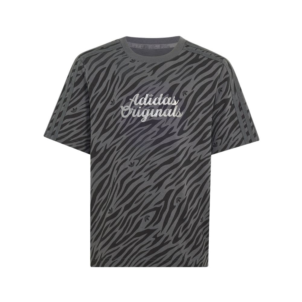 Футболка Adidas Originals Темный угольно-серый Kids T-рубашки - изображение 1