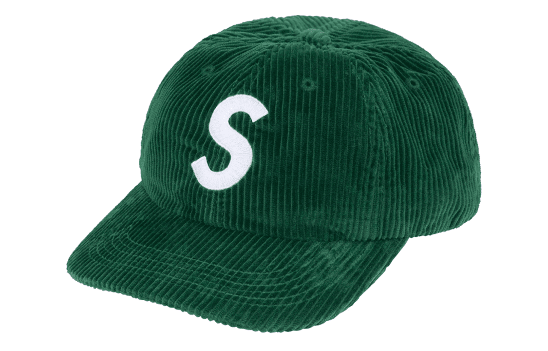 Кепка Supreme FW23 WEEK 12 CORDUROY S LOGO 6-PANEL - изображение 1