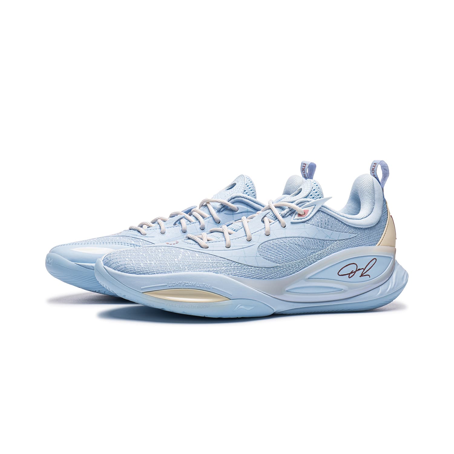 Кроссовки для баскетбола Li NING DLO2 Баскетбольные кроссовки Low Топ Ледниково-голубой Мужской - изображение 3