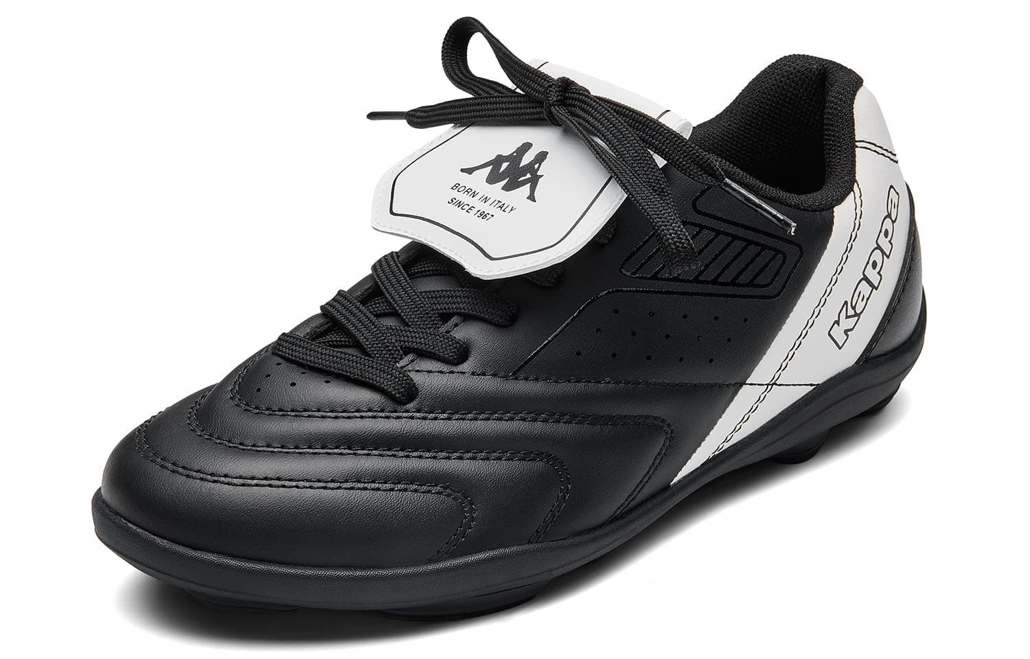 Бутсы Кроссовки для футбола KAPPA KIDS Low Top Черный Классический Белый Kids - изображение 3