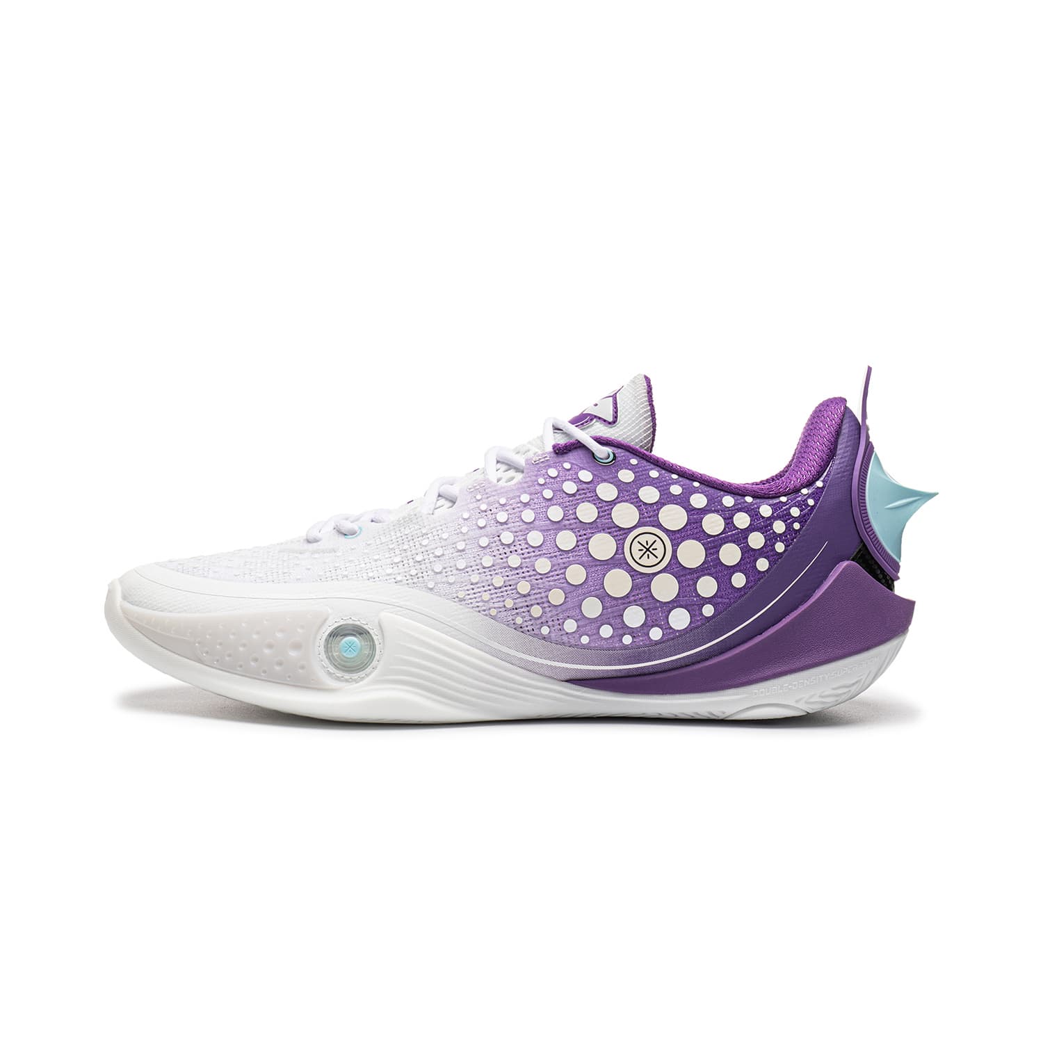 Кроссовки для баскетбола Li NING Wade 808 6 ULTRA Баскетбольные кроссовки Низкий Топ Стандартный Белый Сливовый Фиолетовый Мужской - изображение 1