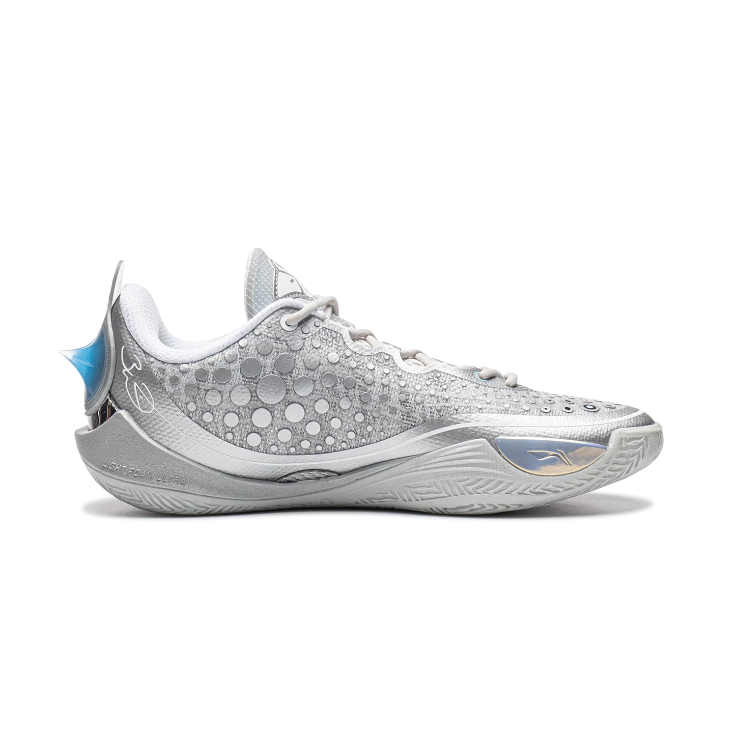 Кроссовки для баскетбола Li NING Wade 808 6 ULTRA Баскетбольные кроссовки Low Топ Серебряный Мужской - изображение 2