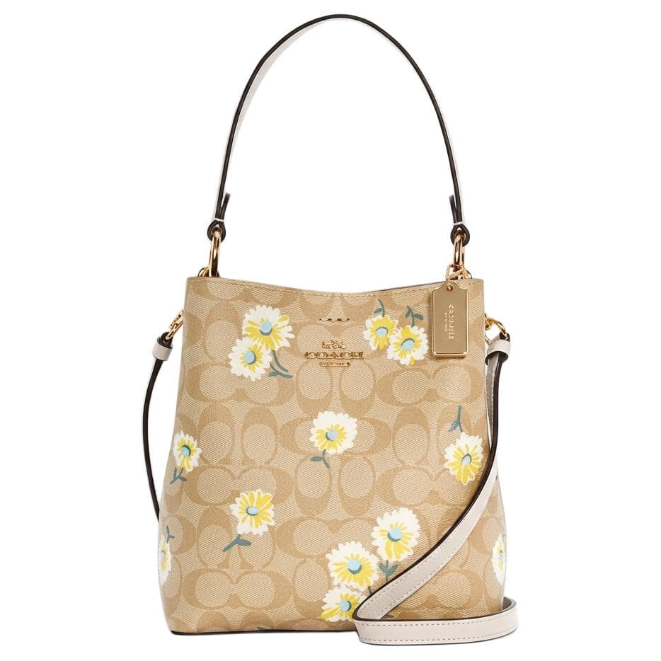 Сумка Coach Town 21 Daisy Bucket Bag Small Khaki - изображение 1