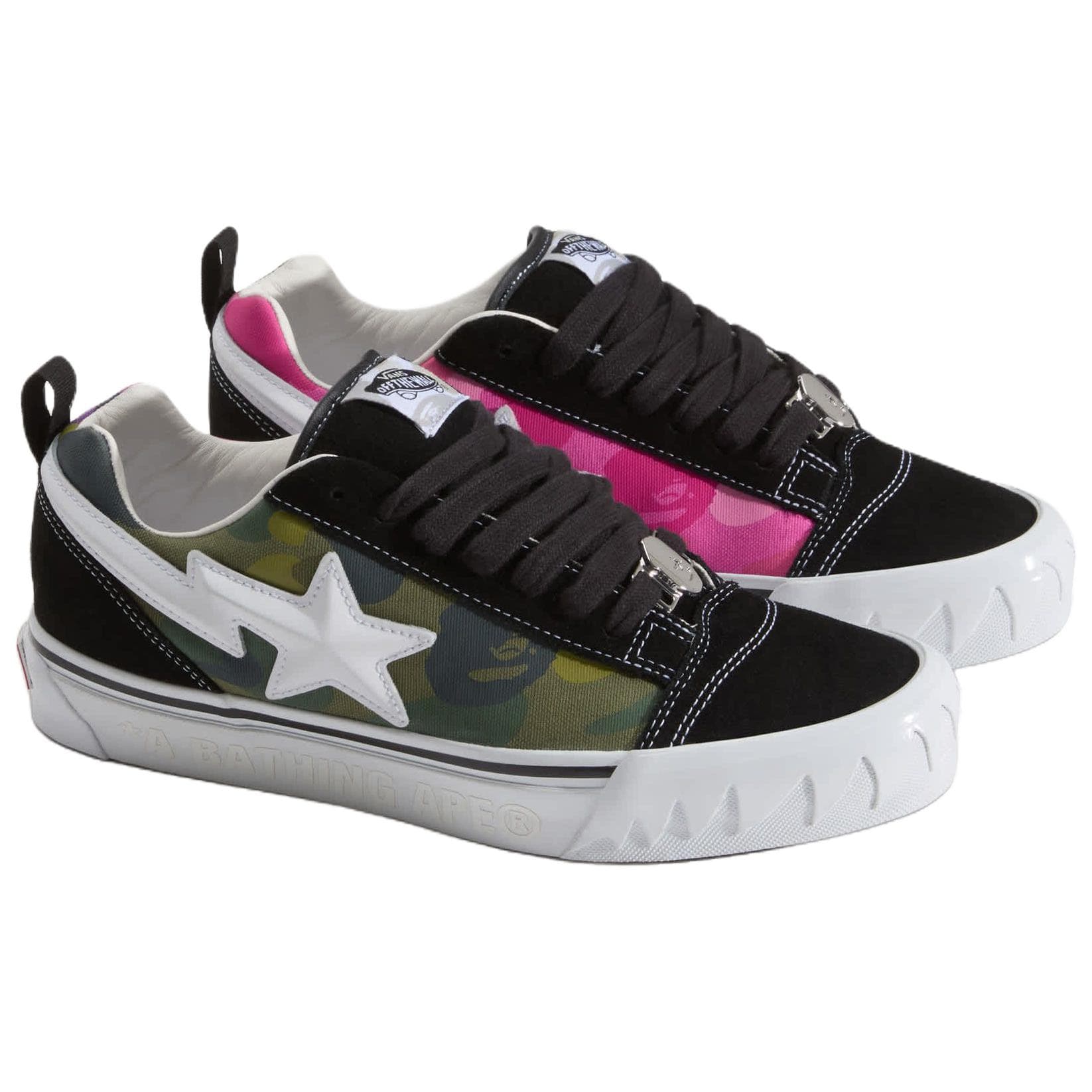 Кроссовки Vans Knu Skool Кеды для скейтбординга Low Топ Черный белый зеленый Унисекс - изображение 2