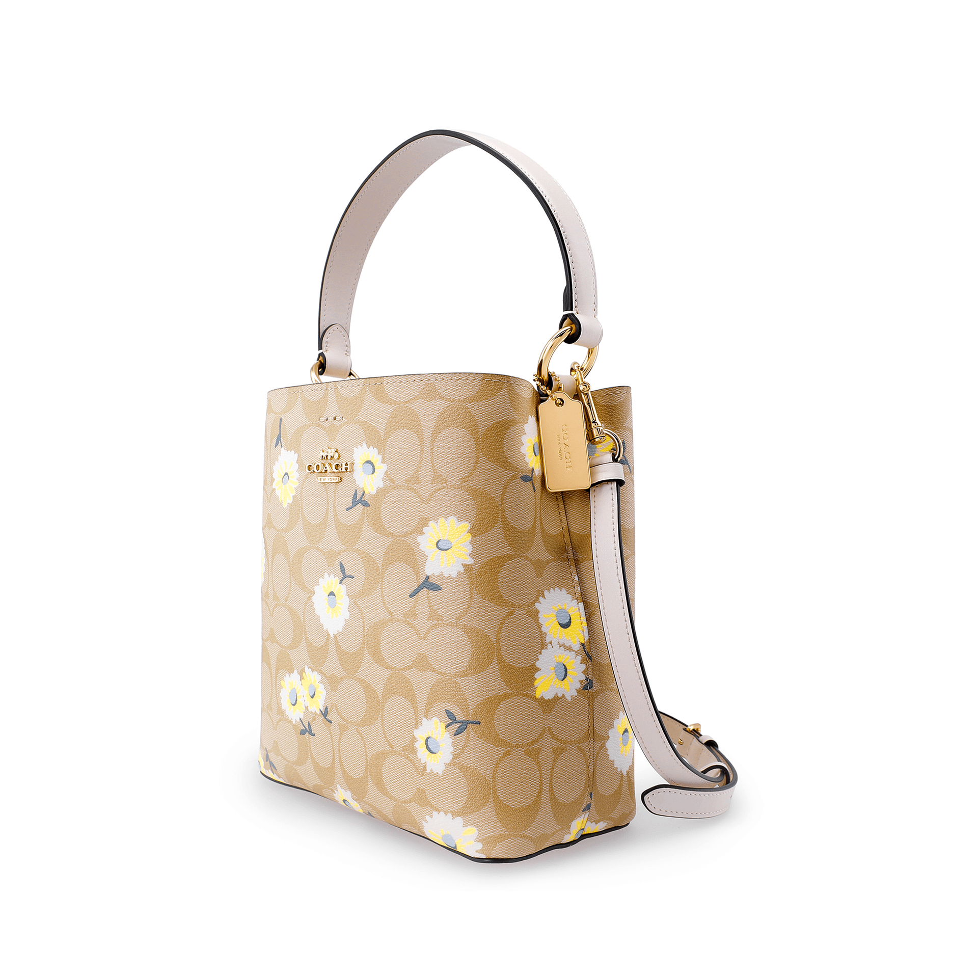 Сумка Coach Town 21 Daisy Bucket Bag Small Khaki - изображение 3