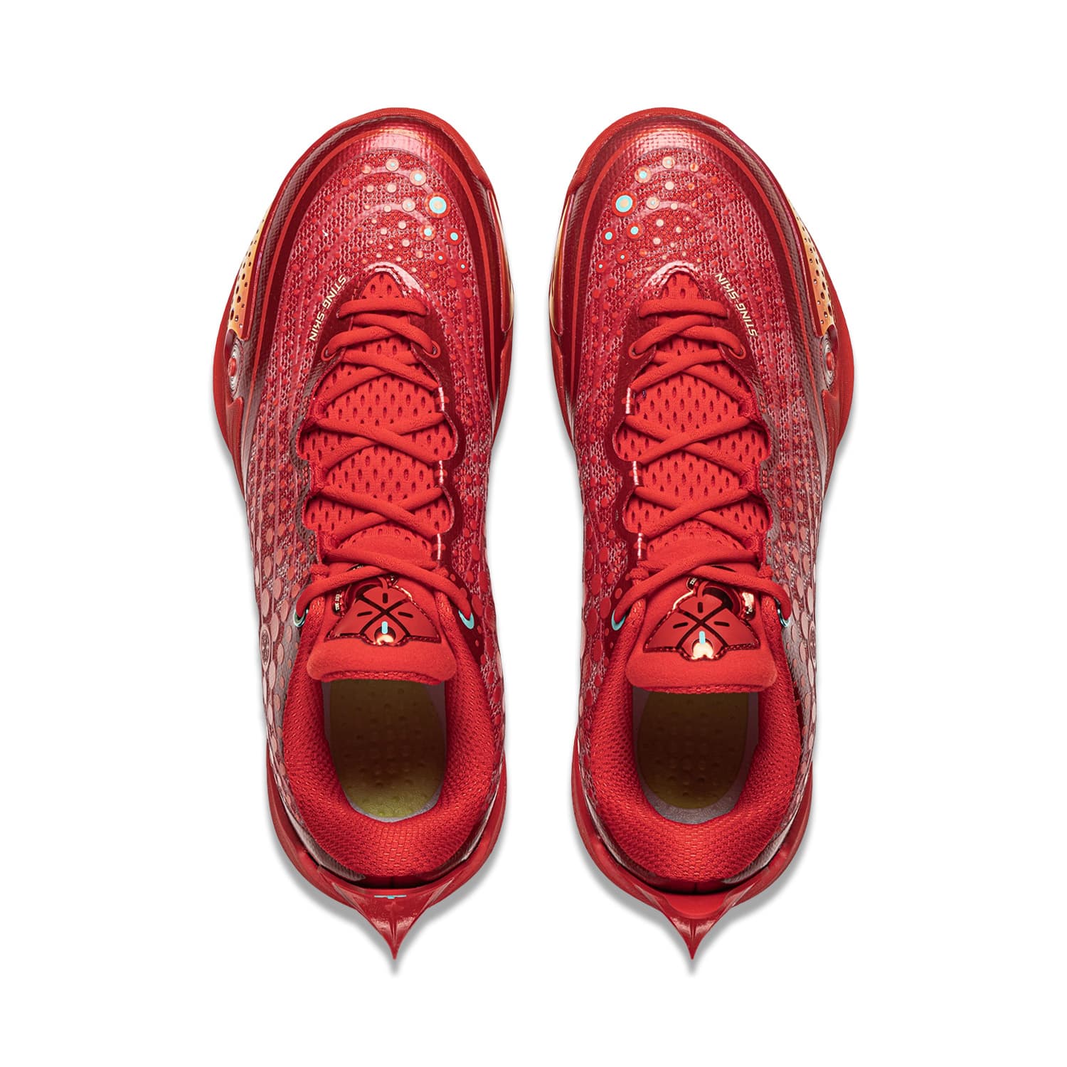 Кроссовки для баскетбола Li NING Wade 808 6 ULTRA Баскетбольные кроссовки Low Топ Богатство Красный Мужской - изображение 4