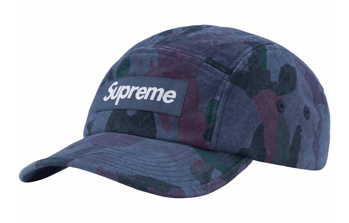 Кепка Supreme Чистый Хлопковый Холст Кепки Унисекс Синий - изображение 1