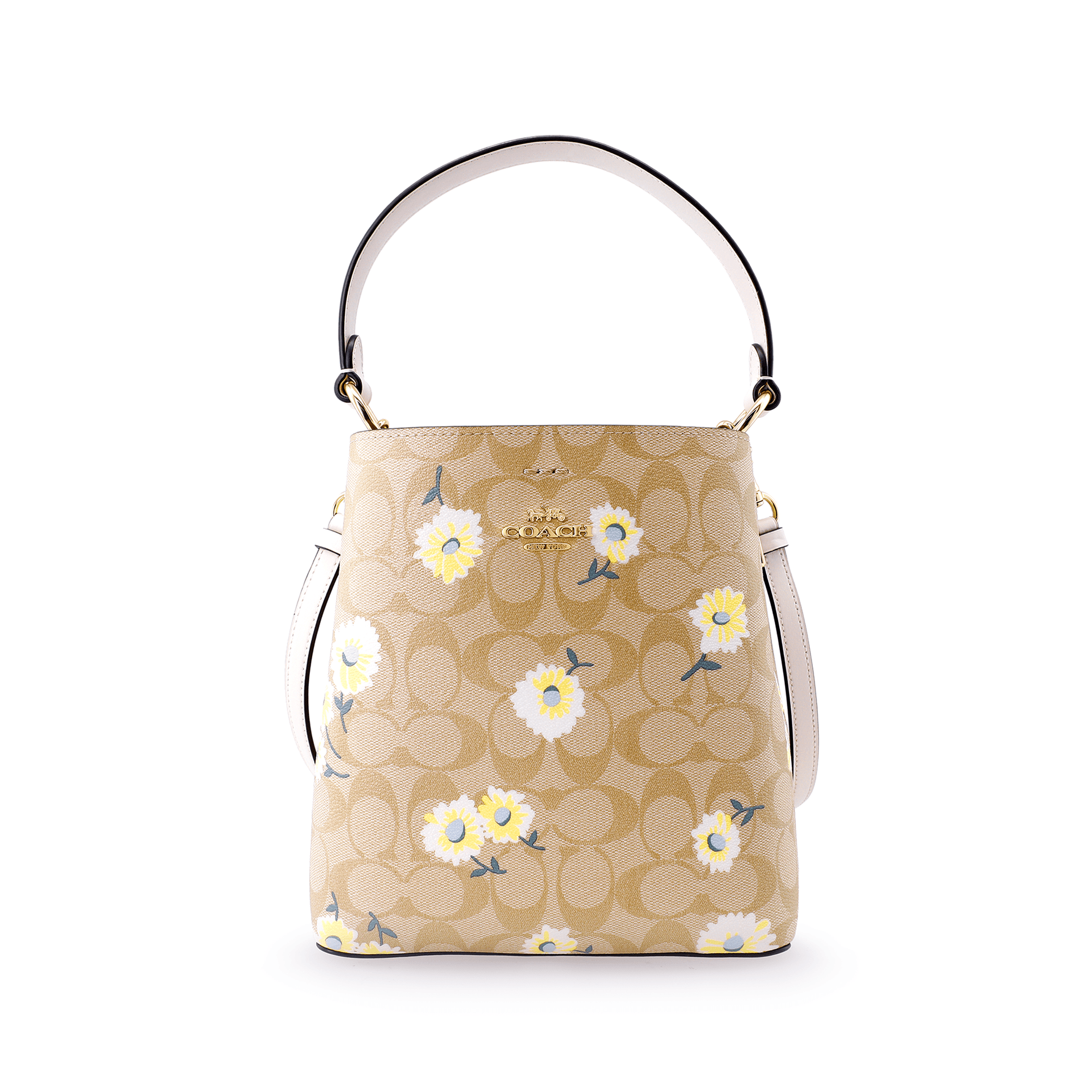 Сумка Coach Town 21 Daisy Bucket Bag Small Khaki - изображение 2