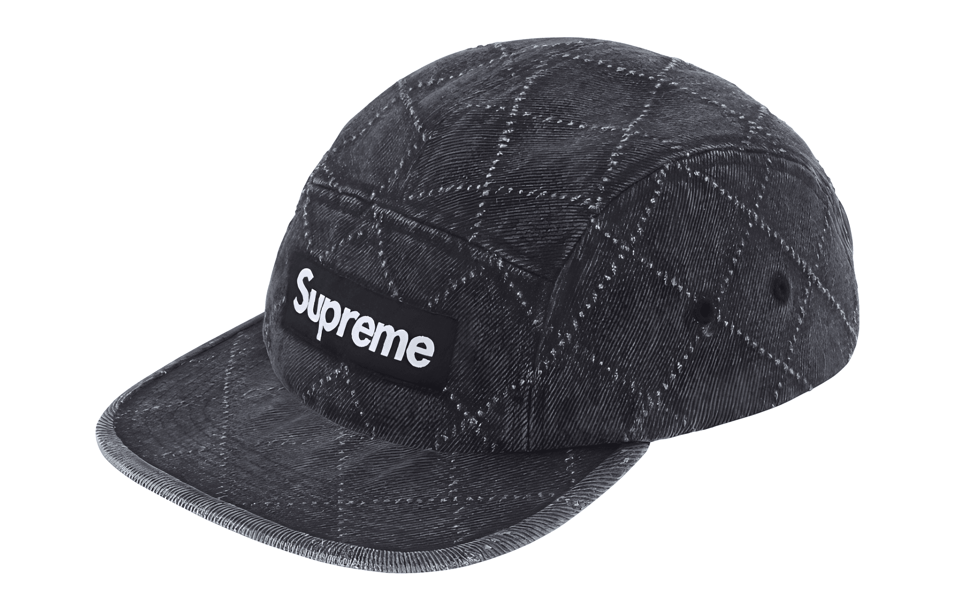 Кепка Supreme FW23 WEEK 5 PUNCHED DENIM CAMP CAP - изображение 1