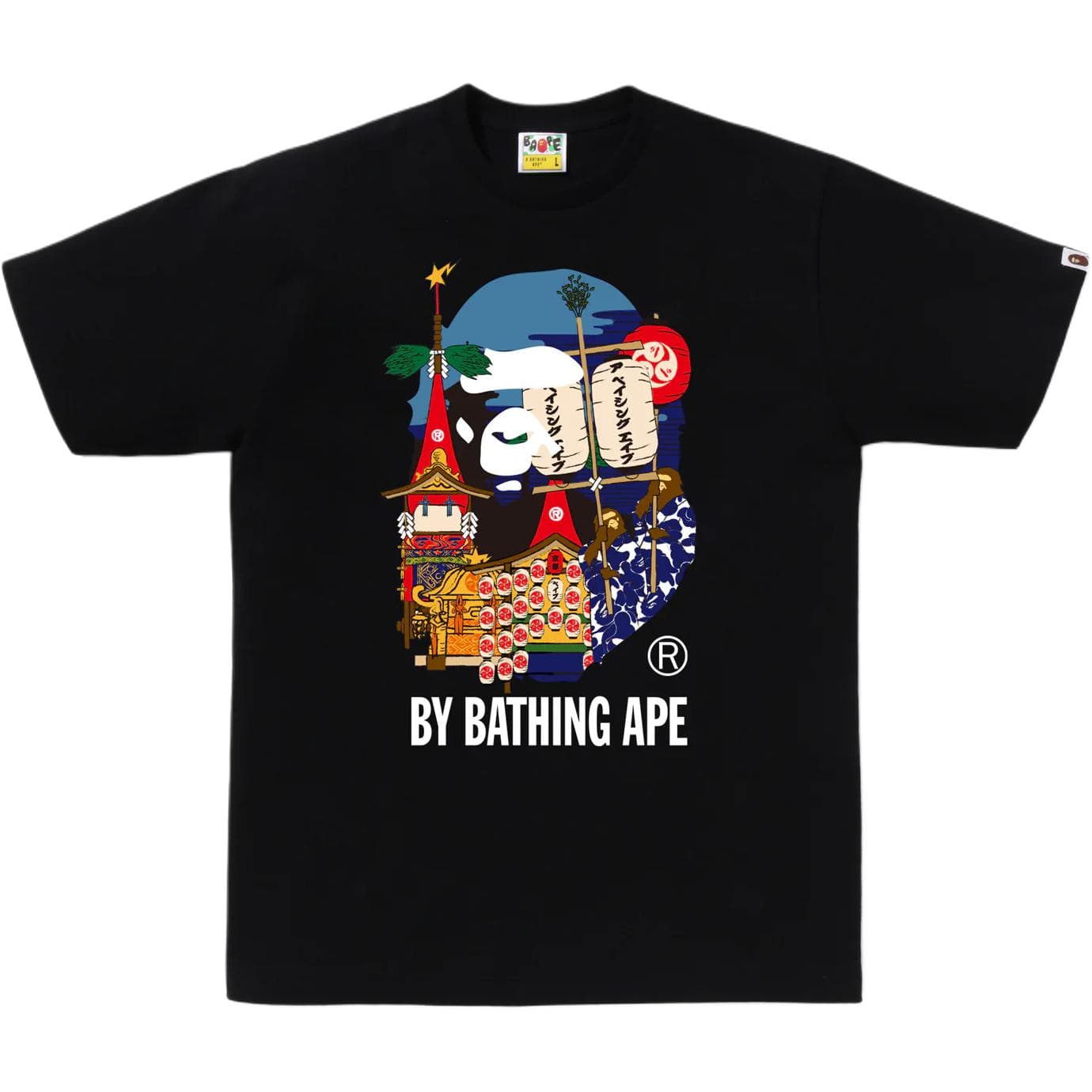Футболка A BATHING APE Kyoto Festival Collection Унисекс T-рубашки - изображение 2
