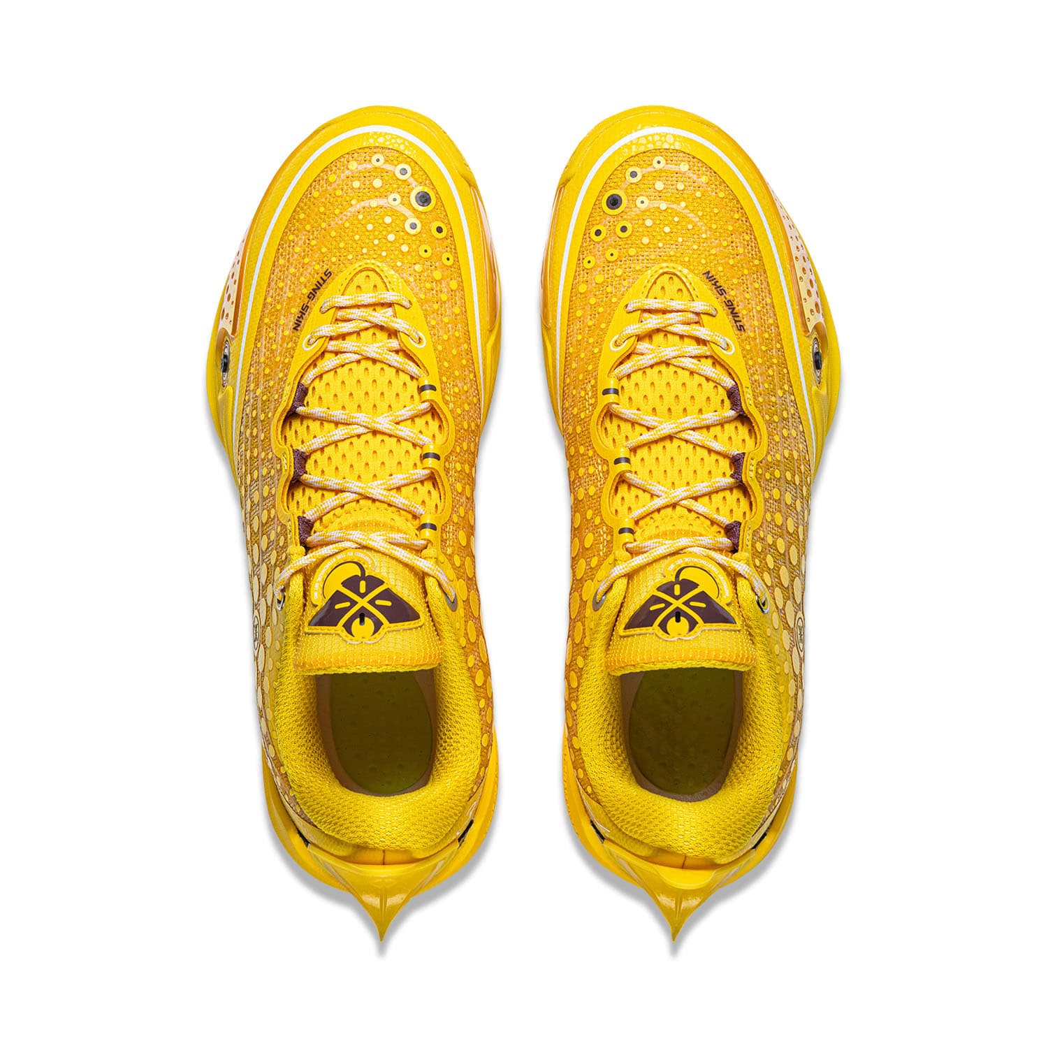 Кроссовки для баскетбола Li NING Wade 808 6 ULTRA Баскетбольные кроссовки Low Топ Пчелка Желтый Мужской - изображение 4